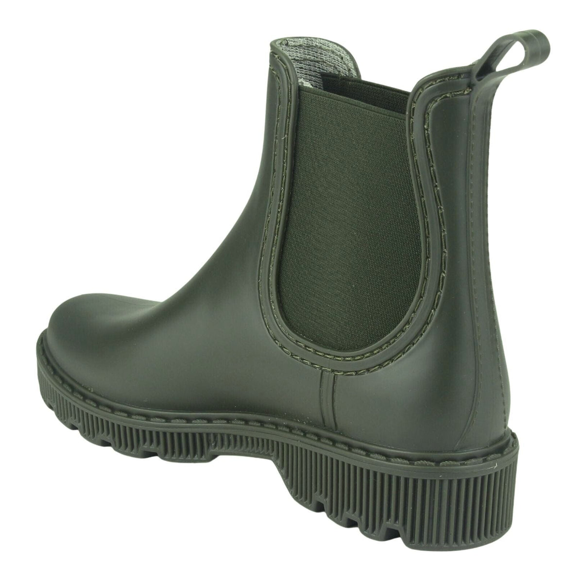 Botin Chalada Mujer Rain-1 Oliva Casual Botines Planos Chalada 
