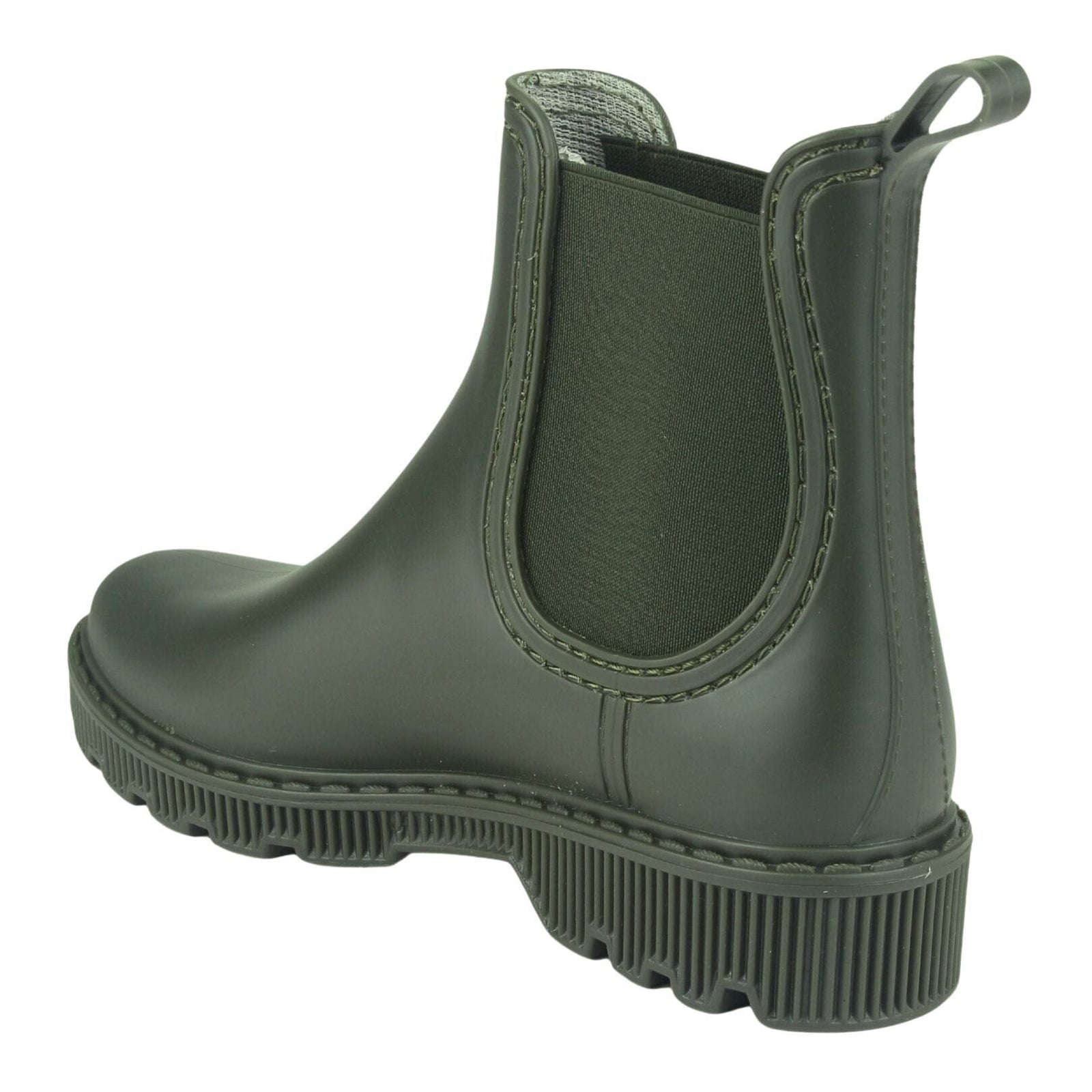 Botin Chalada Mujer Rain-1 Oliva Casual Botines Planos Chalada 