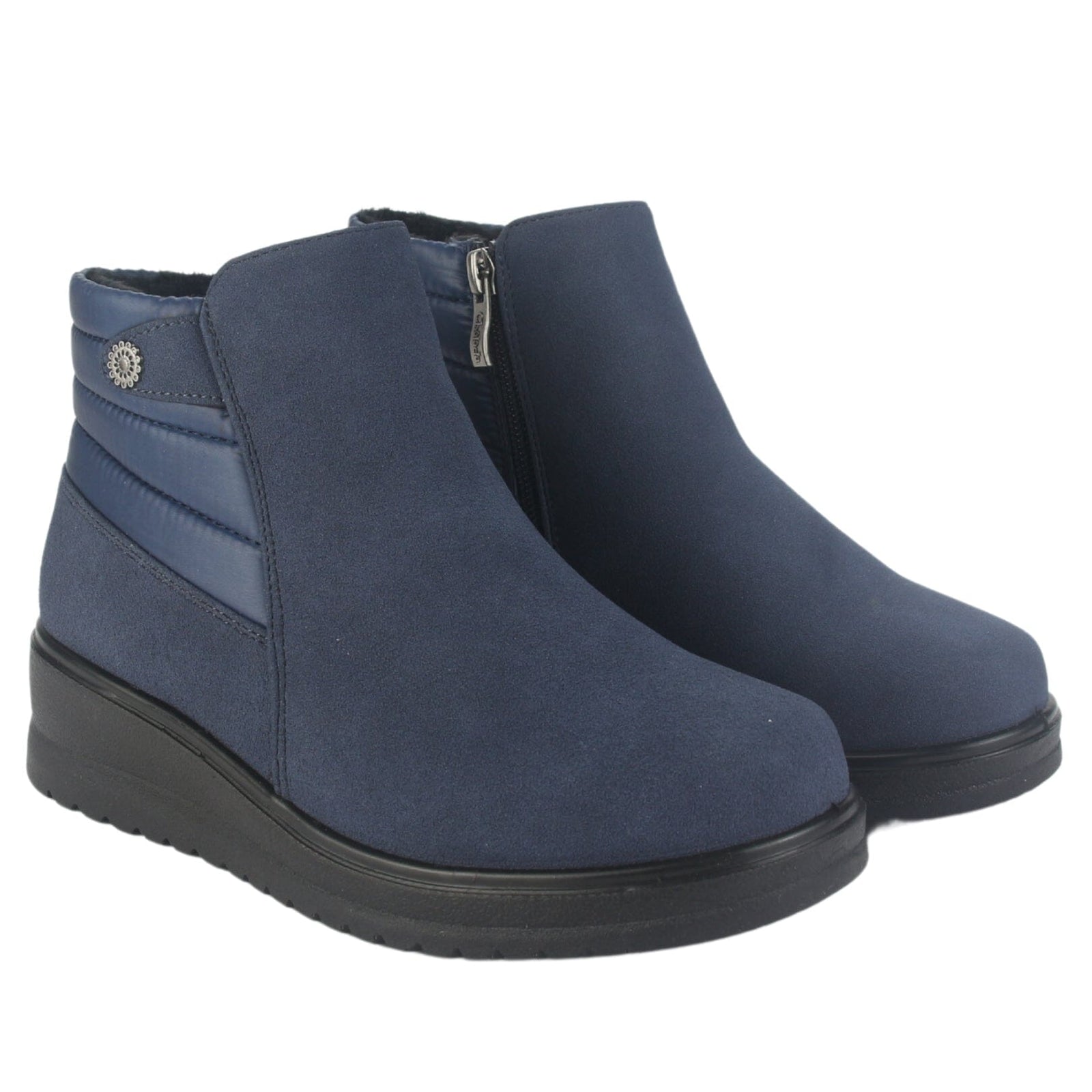 Botin Chalada Mujer Rayo-2 Azul Casual Botines Plataforma Chalada 