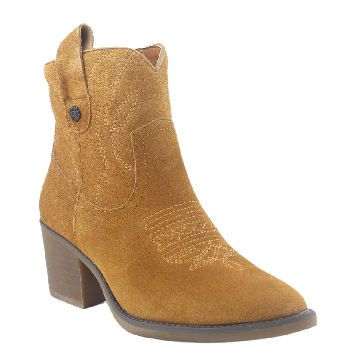 Botin Chalada Mujer Reno-2 Café Casual Botines Taco Chalada 