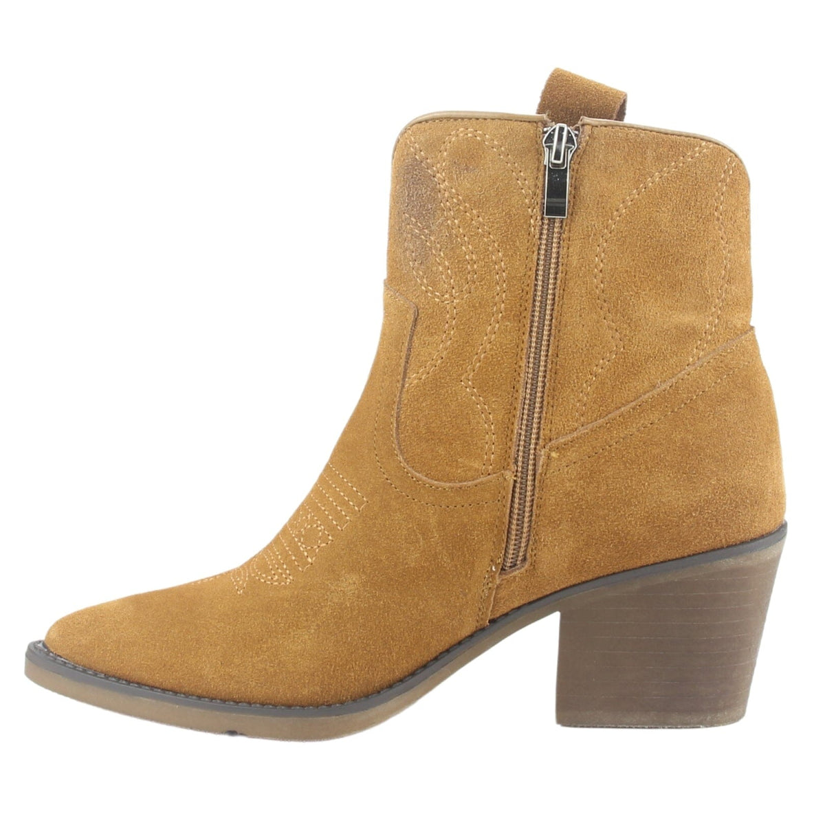 Botin Chalada Mujer Reno-2 Café Casual Botines Taco Chalada 