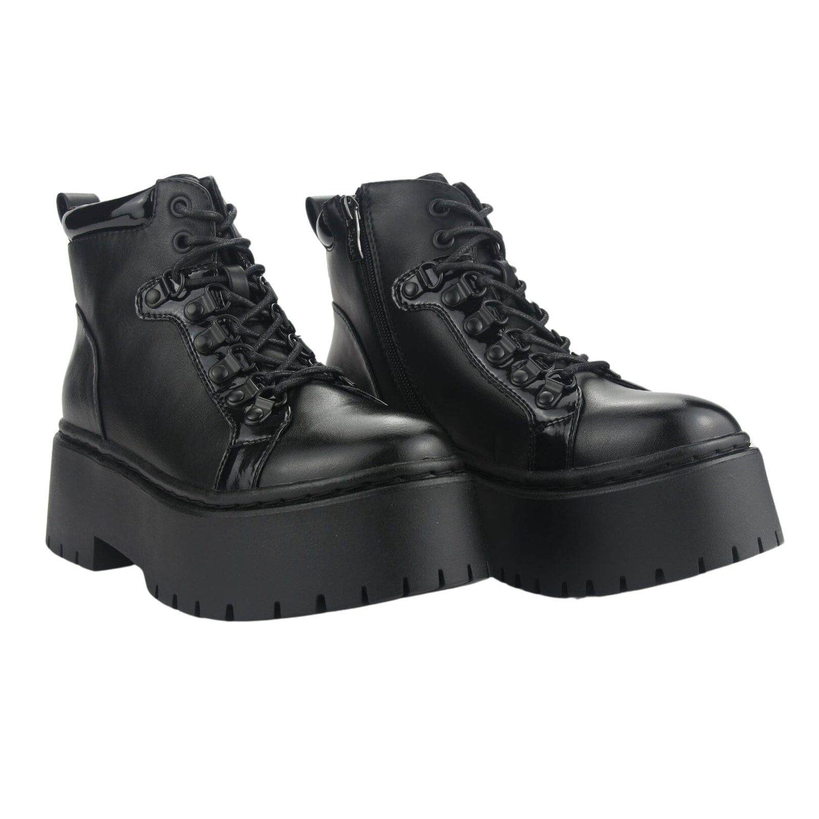 Botin Chalada Mujer Rust-21 Negro Plataforma Botines Plataforma Chalada 