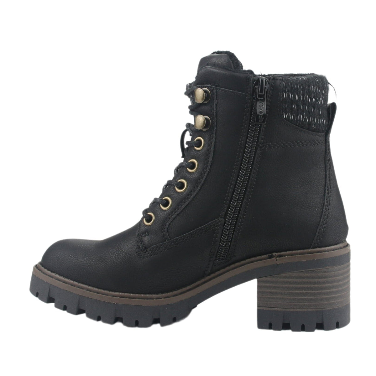 Botin Chalada Mujer Sindy-1 Negro Casual Botines Taco Chalada 