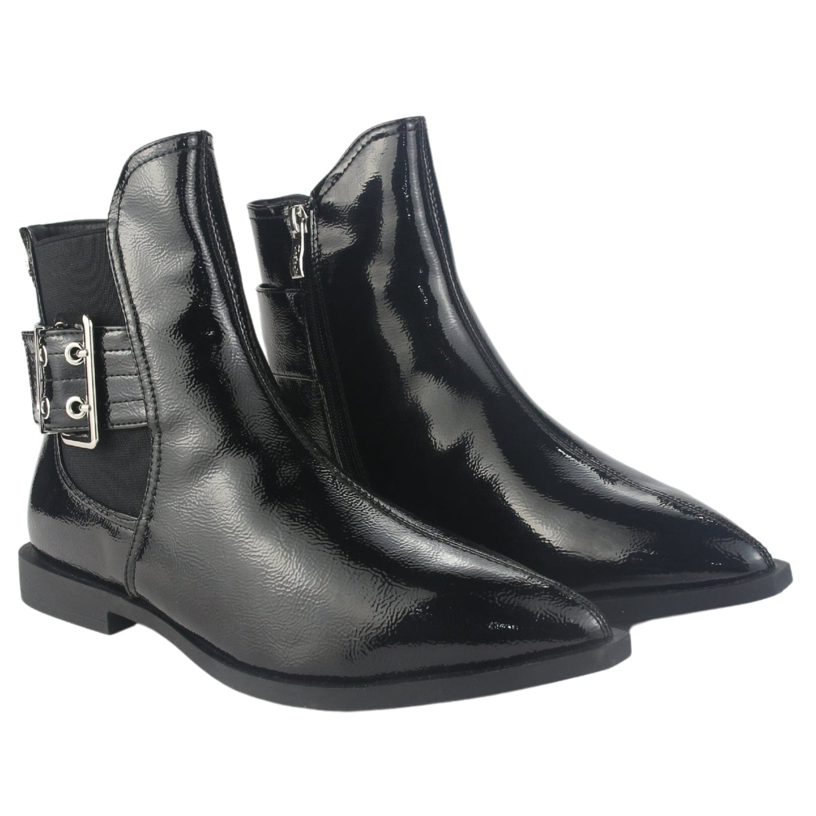 Botin Chalada Mujer Slik-10 Negro Casual Botines Taco Chalada 