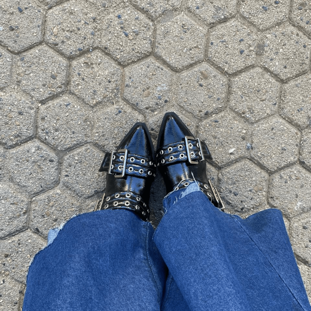 Botin Chalada Mujer Slik-11 Negro Casual Botines Taco Chalada 