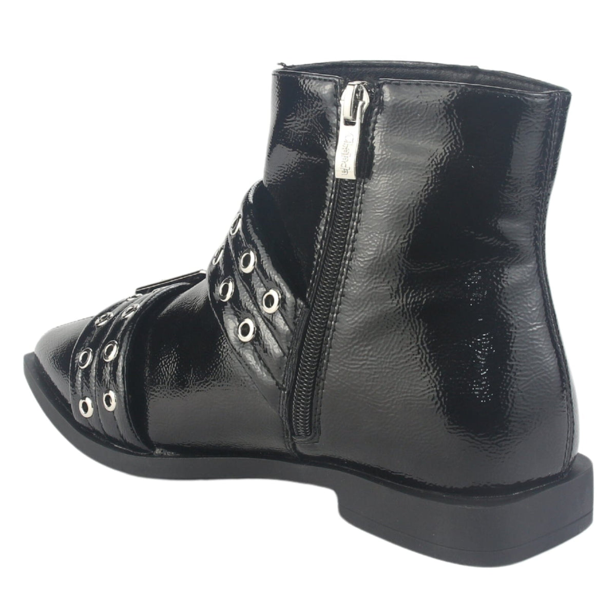 Botin Chalada Mujer Slik-11 Negro Casual Botines Taco Chalada 