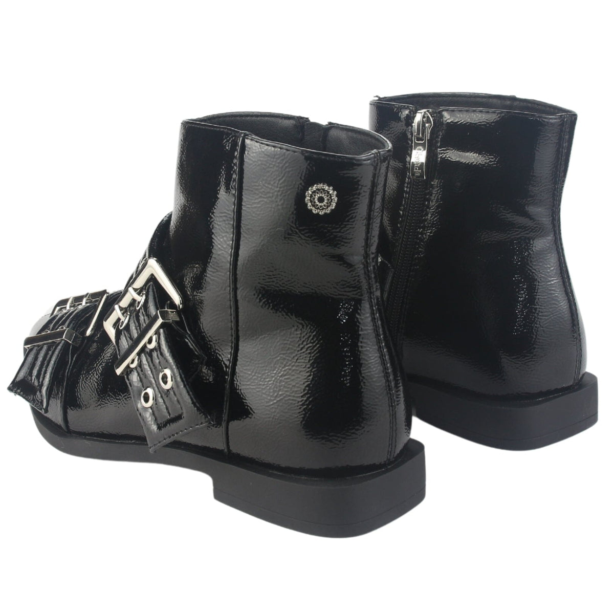 Botin Chalada Mujer Slik-11 Negro Casual Botines Taco Chalada 