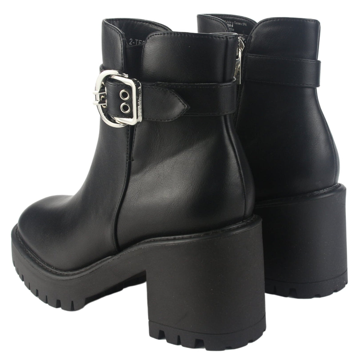 Botin Chalada Mujer Tere-2 Negro Casual Botines Taco Chalada 
