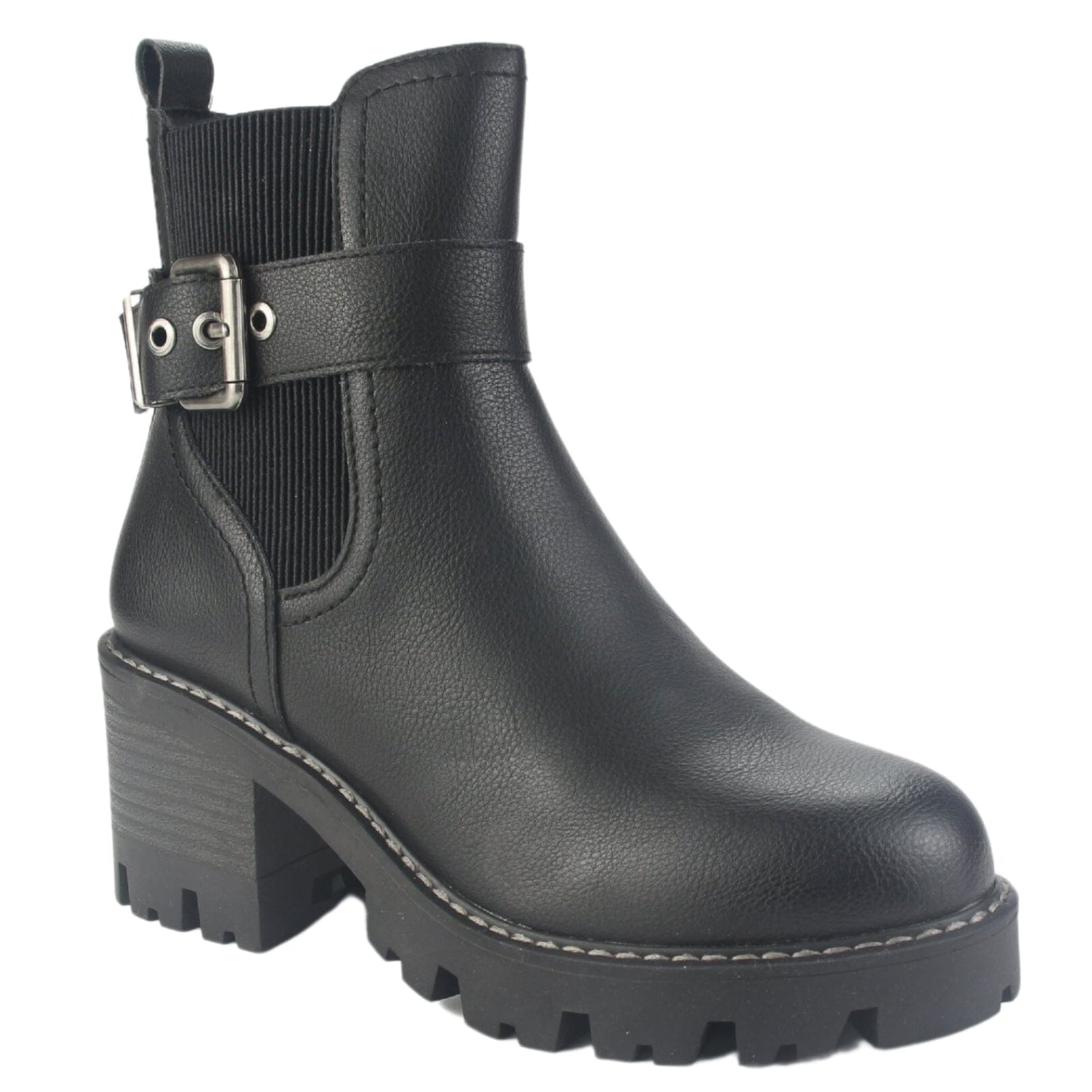 Botin Chalada Mujer Tere-4 Negro Casual Botines Taco Chalada 