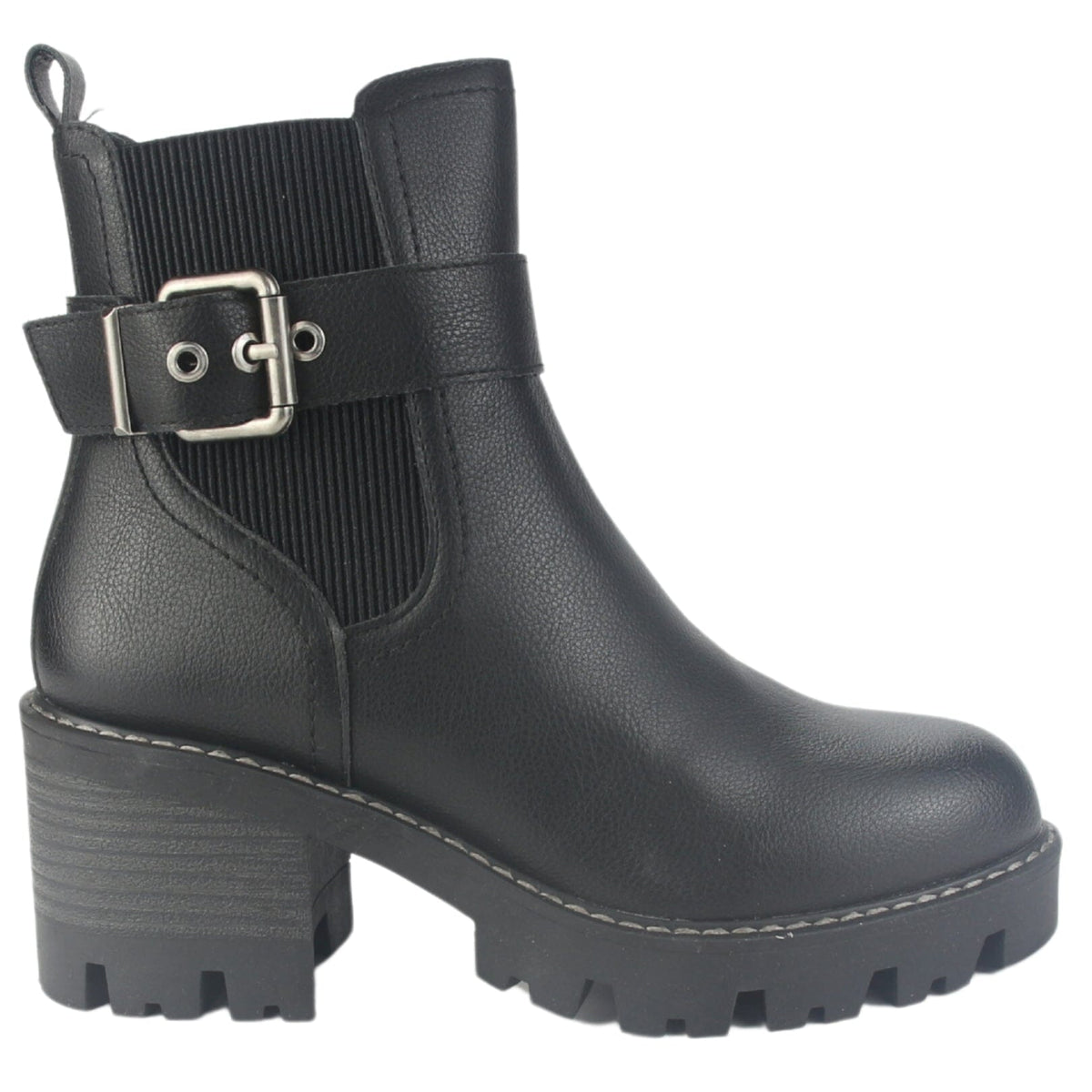 Botin Chalada Mujer Tere-4 Negro Casual Botines Taco Chalada 