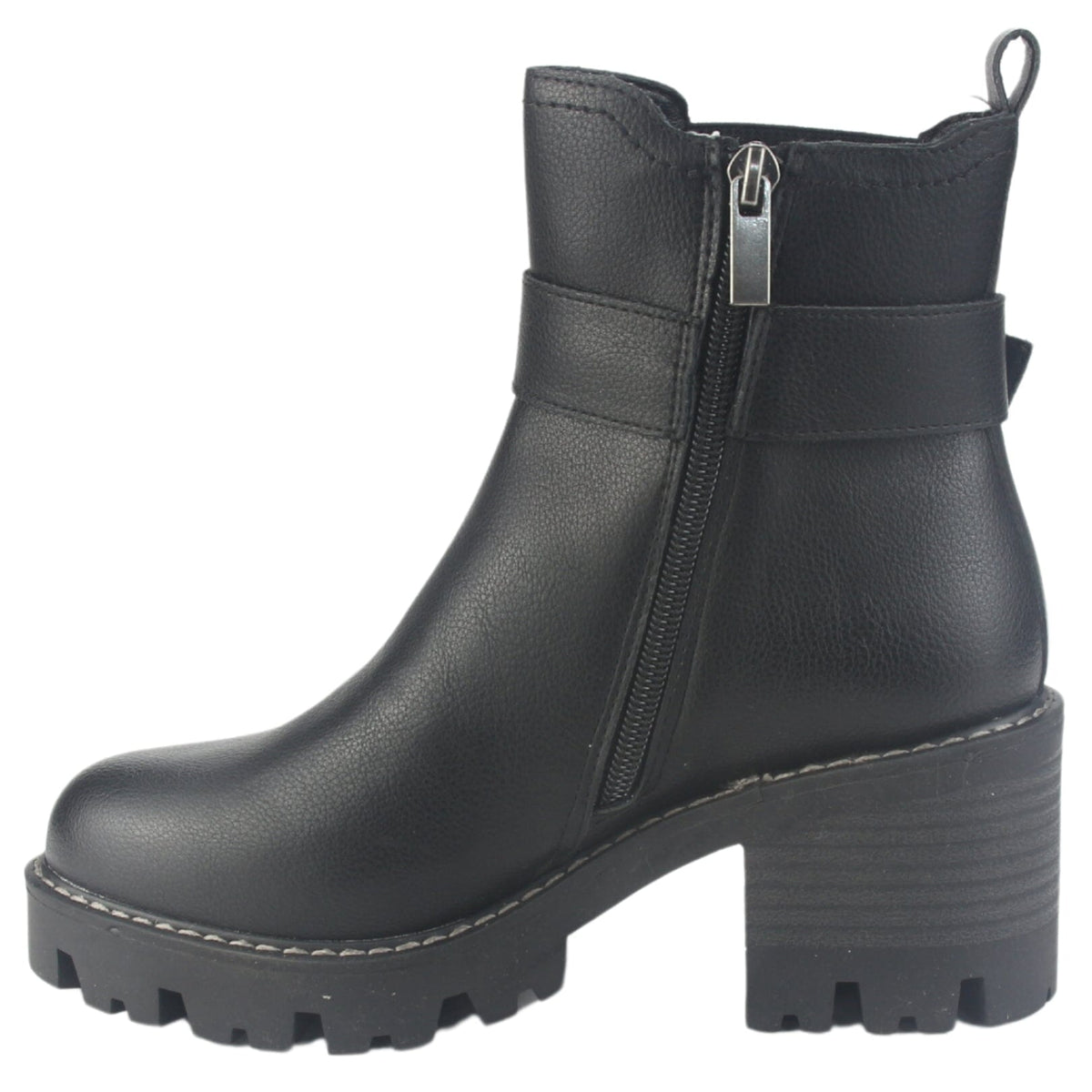 Botin Chalada Mujer Tere-4 Negro Casual Botines Taco Chalada 