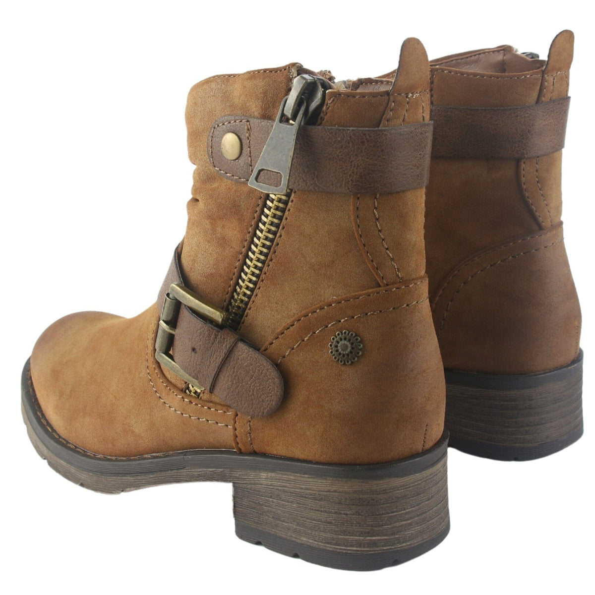 Botin Chalada Mujer Torri-11 Camel Casual Botines Chalada 