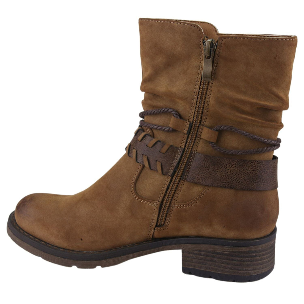 Botin Chalada Mujer Torri-22 Tostado Casual Botines Chalada 