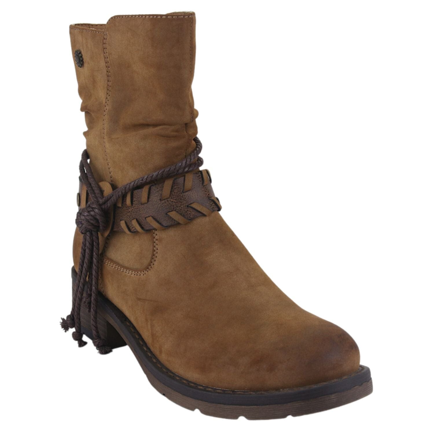 Botin Chalada Mujer Torri-22 Tostado Casual Botines Chalada 