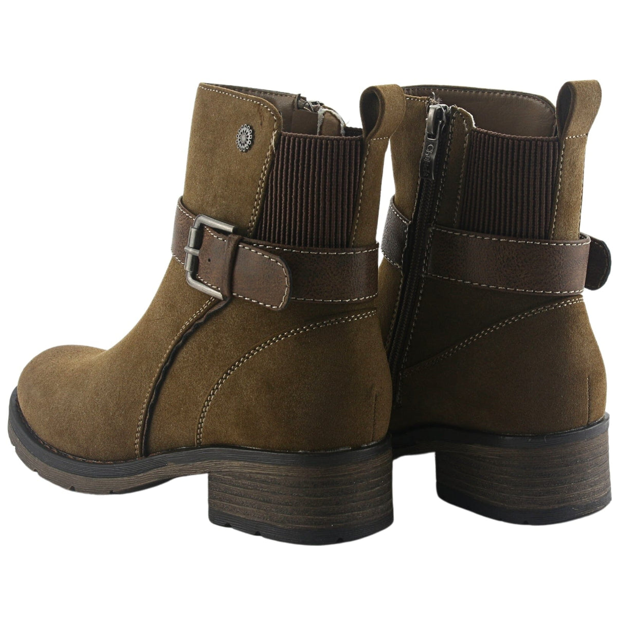 Botin Chalada Mujer Torri-250 Taupe Casual Botines Taco Chalada 