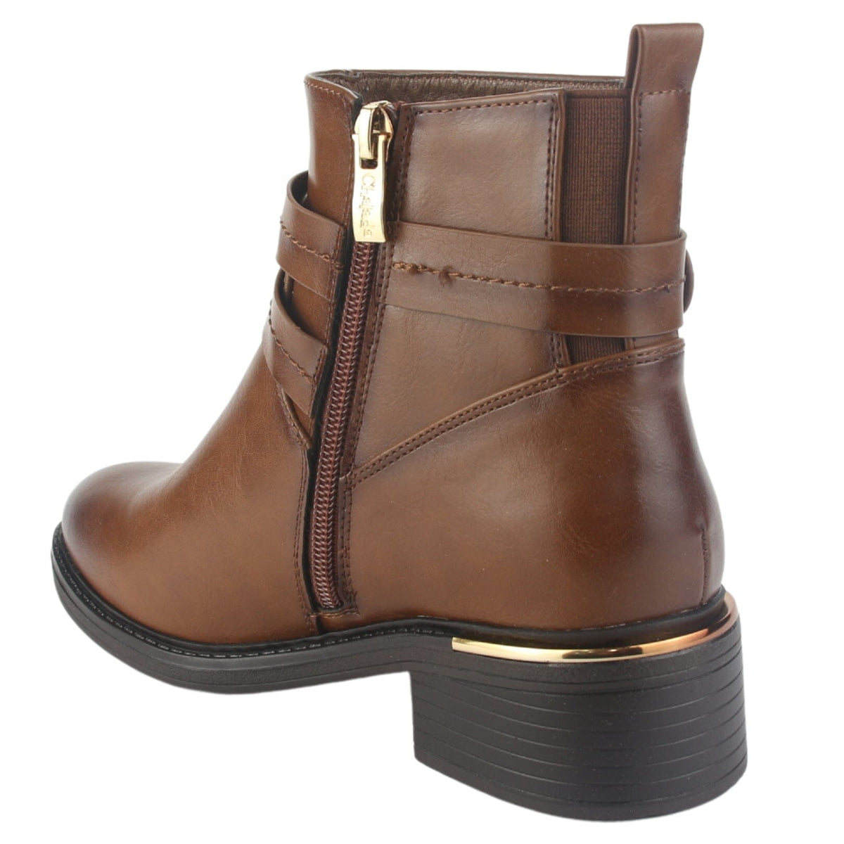 Botin Chalada Mujer Trafa-20 Café Casual Botines Taco Chalada 