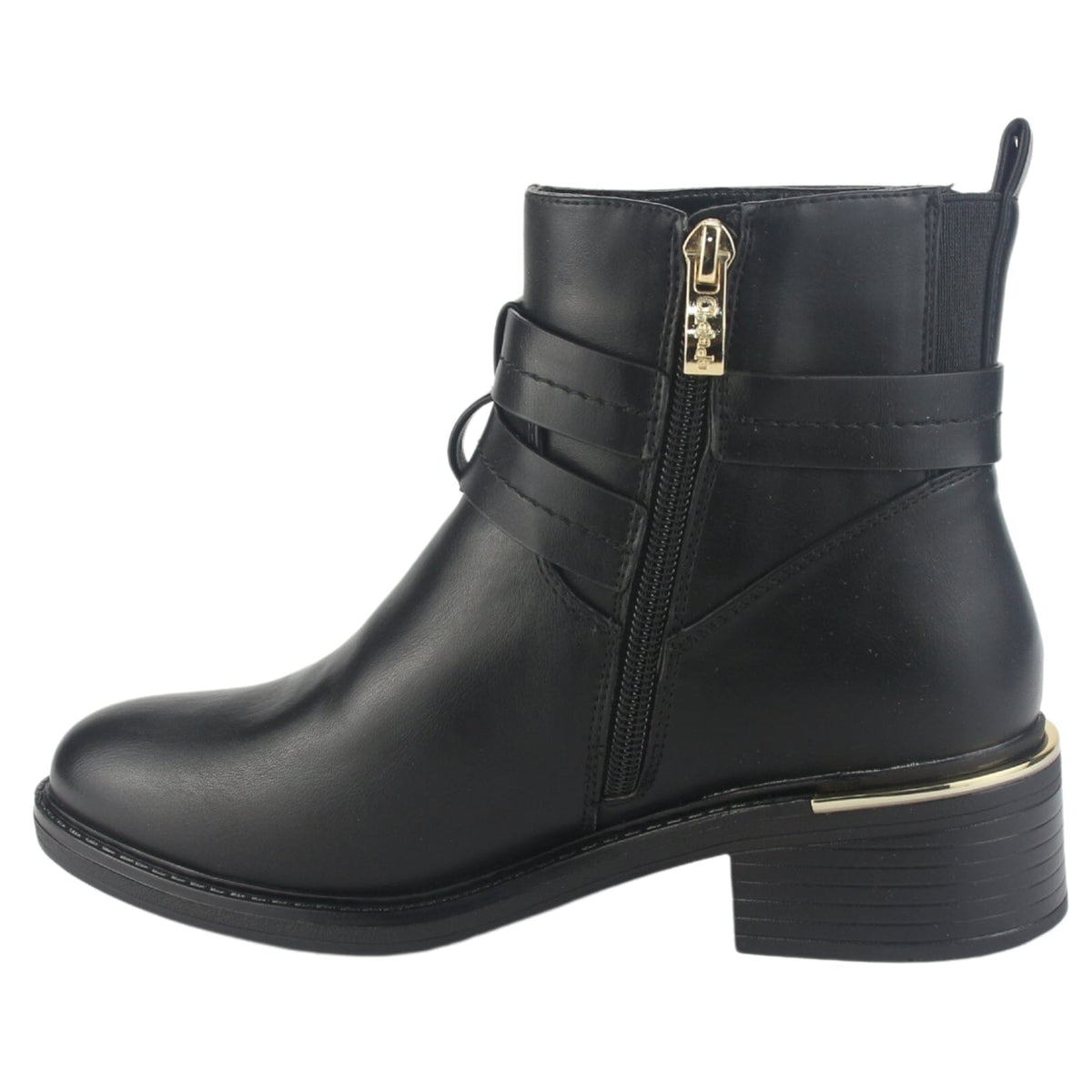 Botin Chalada Mujer Trafa-20 Negro Casual Botines Taco Chalada 