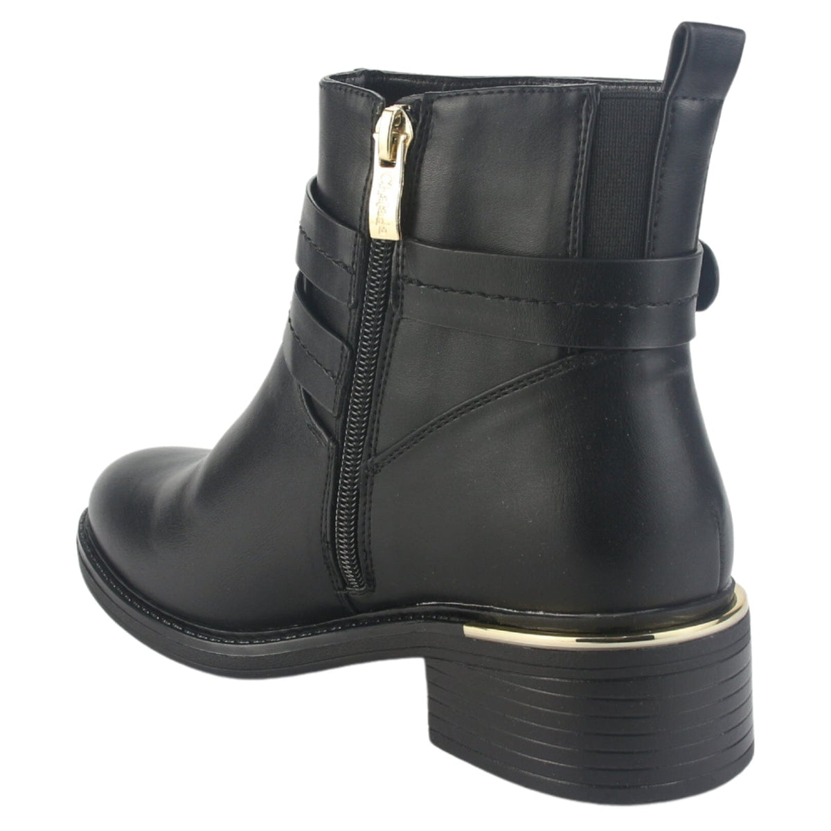 Botin Chalada Mujer Trafa-20 Negro Casual Botines Taco Chalada 