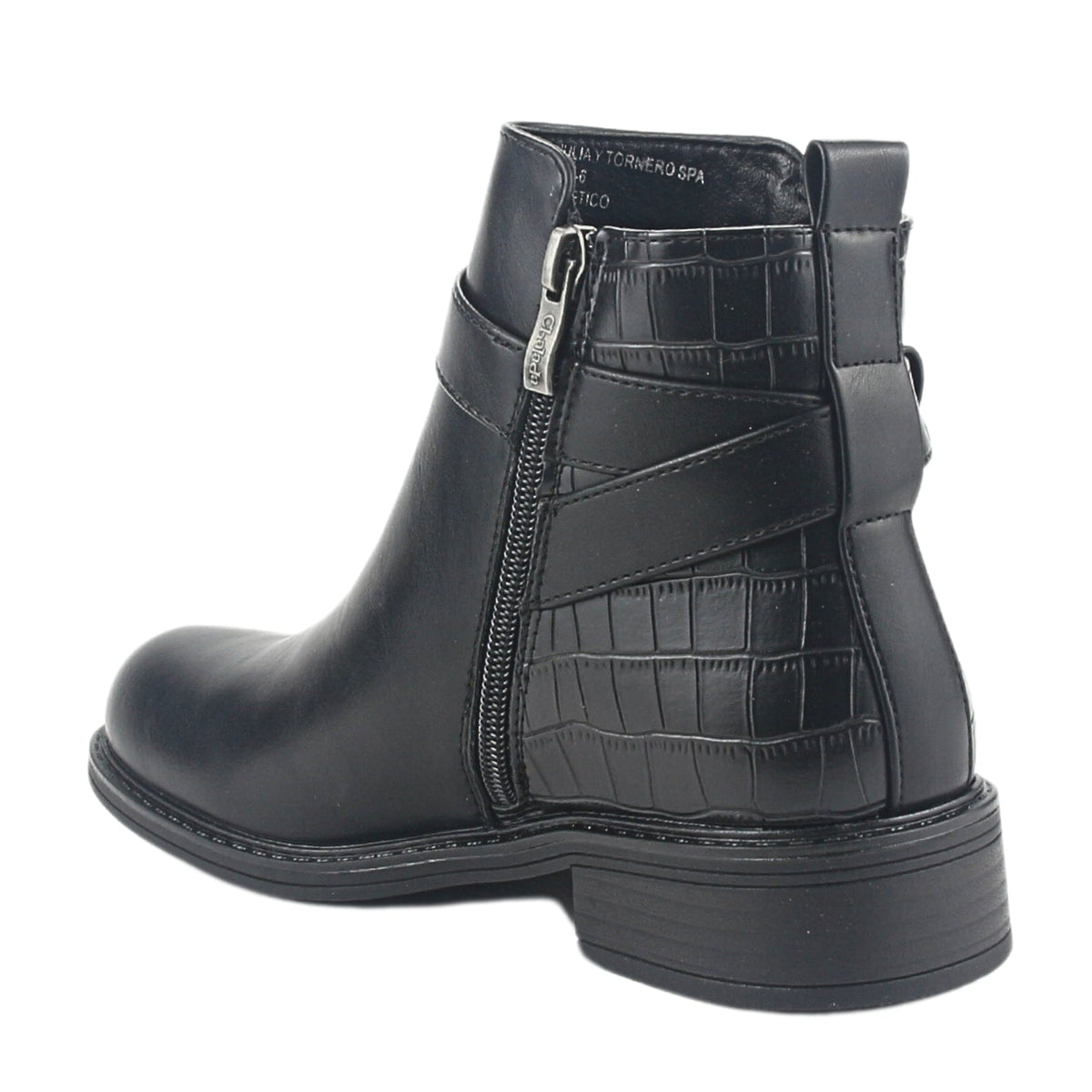 Botin Chalada Mujer Traffa-51 Negro Casual Botines Taco Chalada 
