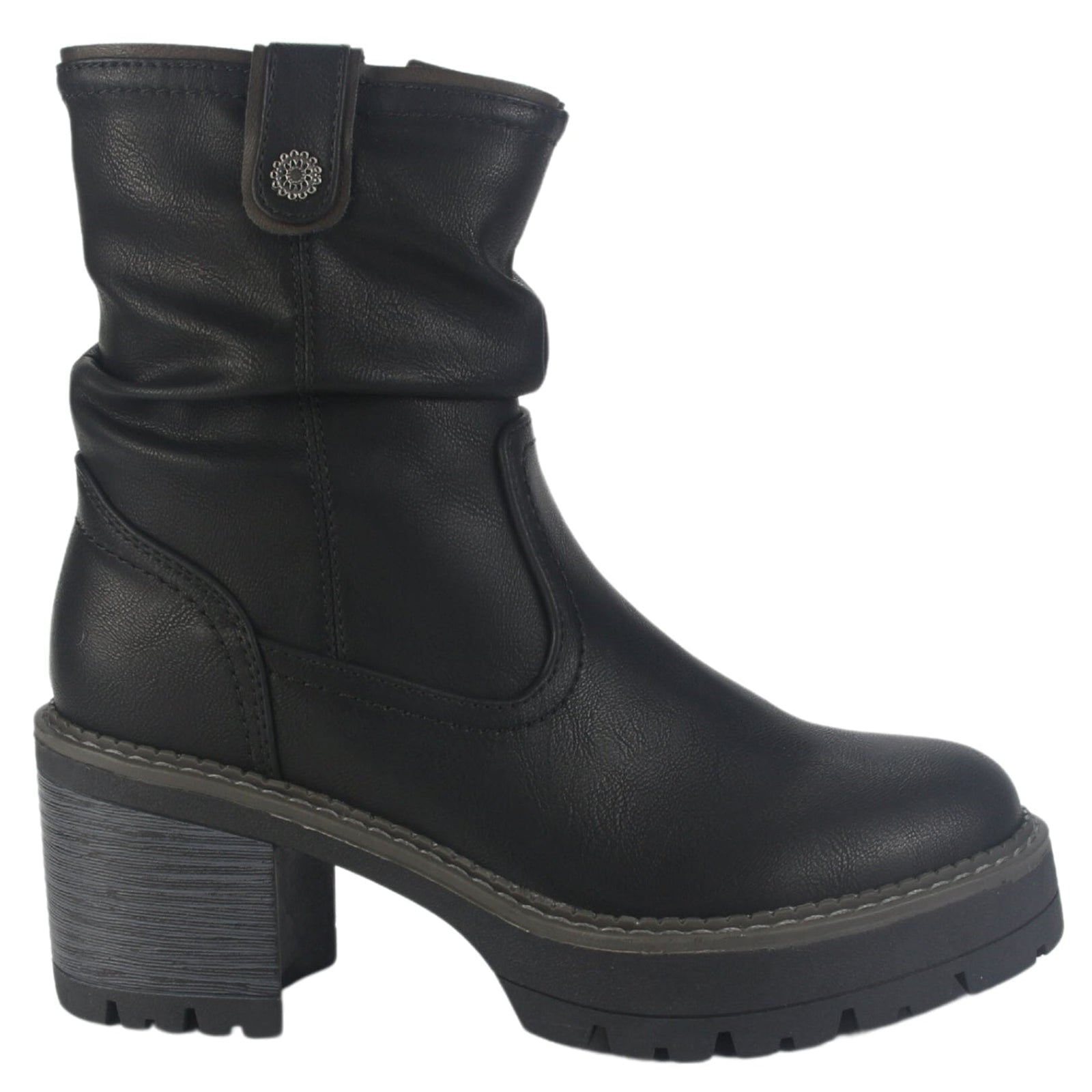 Botin Chalada Mujer Trini-20 Negro Casual Botines Taco Chalada 