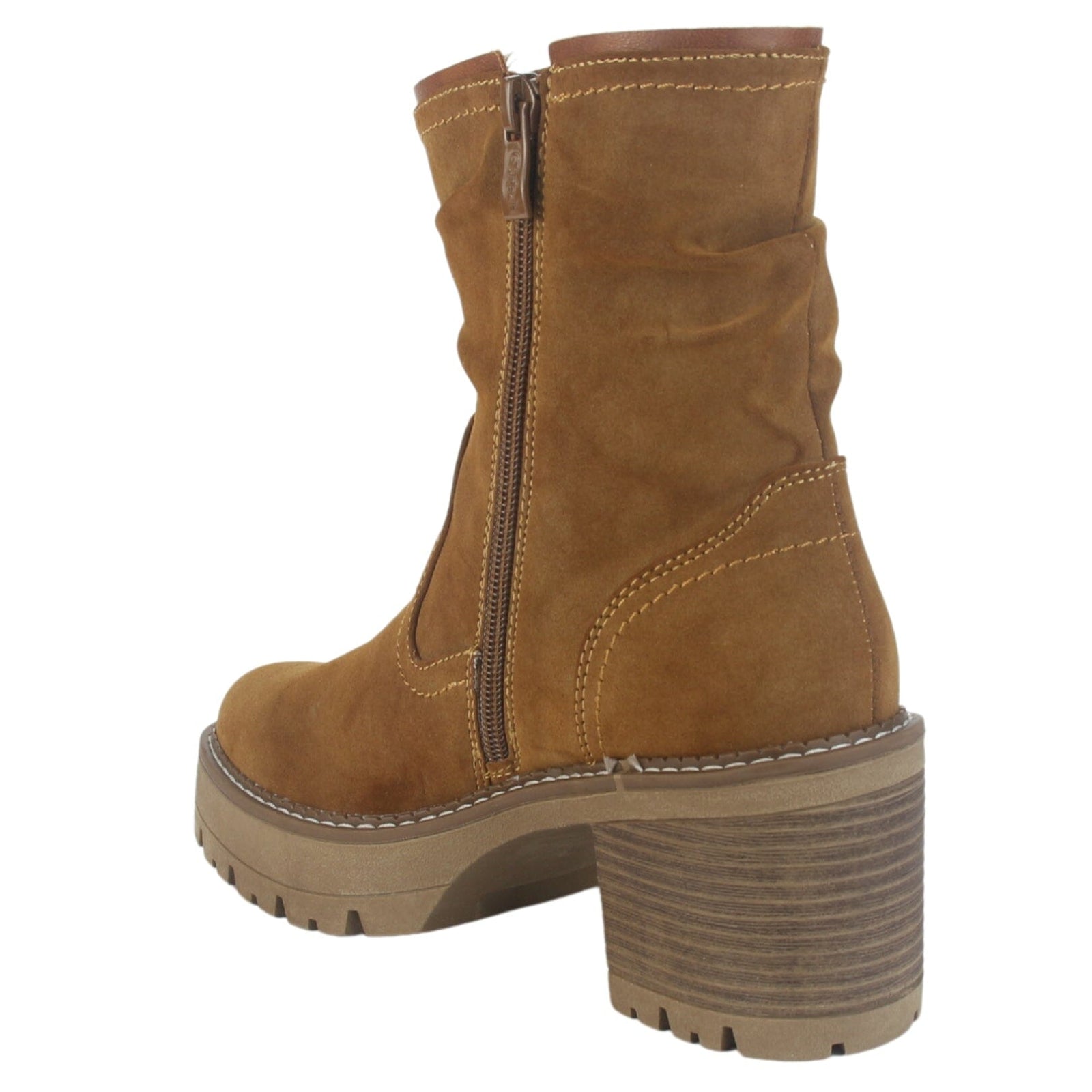 Botin Chalada Mujer Trini-20 Tostado Casual Botines Taco Chalada 