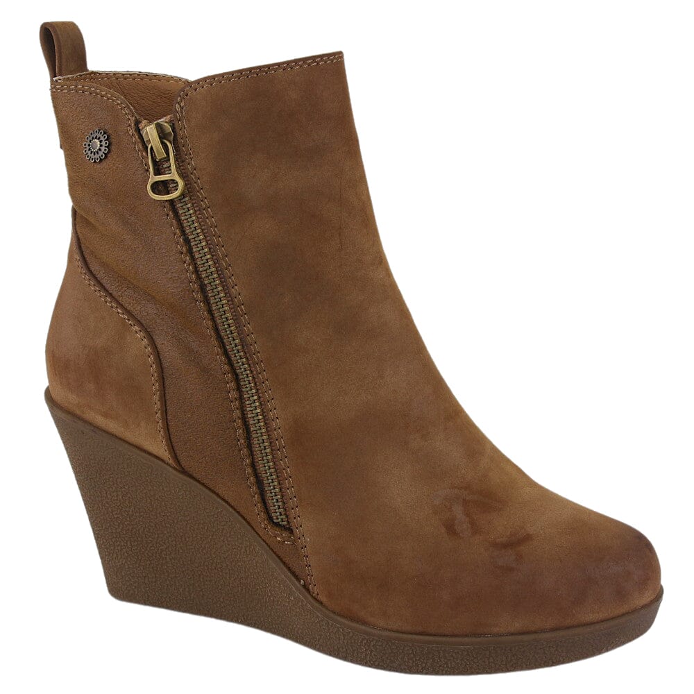 Botin Chalada Mujer Wedge-41 Camel Casual Botines Chalada 