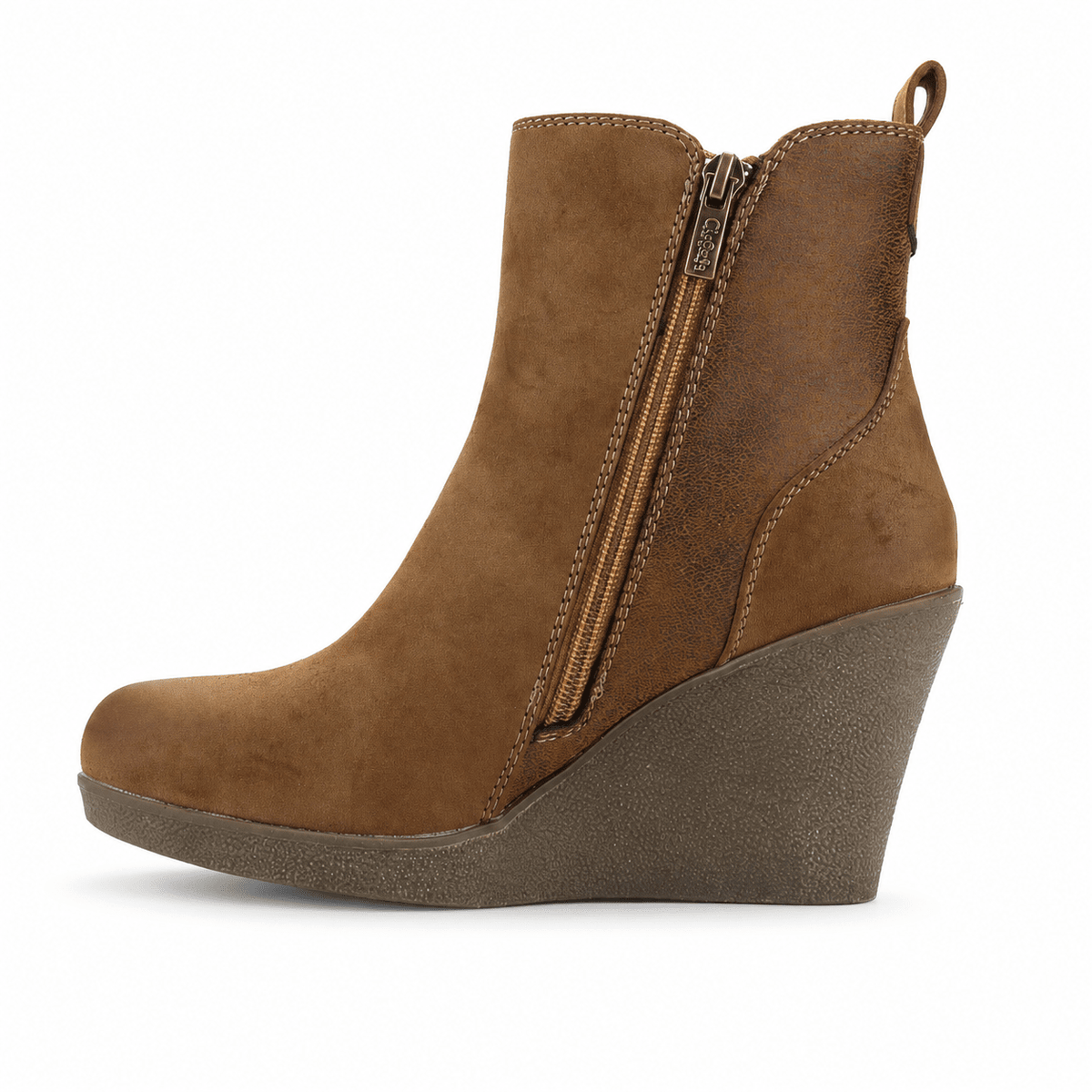 Botin Chalada Mujer Wedge-41 Camel Casual Botines Chalada 