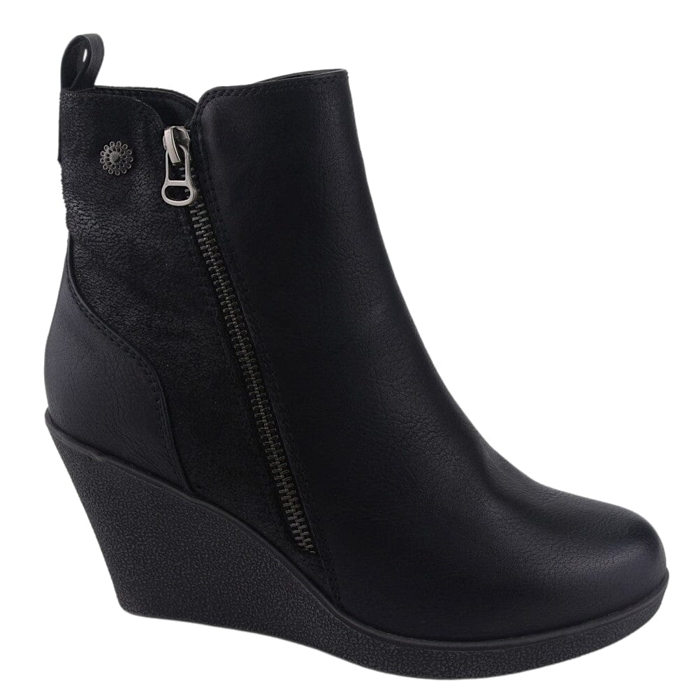 Botin Chalada Mujer Wedge-41 Negro Casual Botines Chalada 
