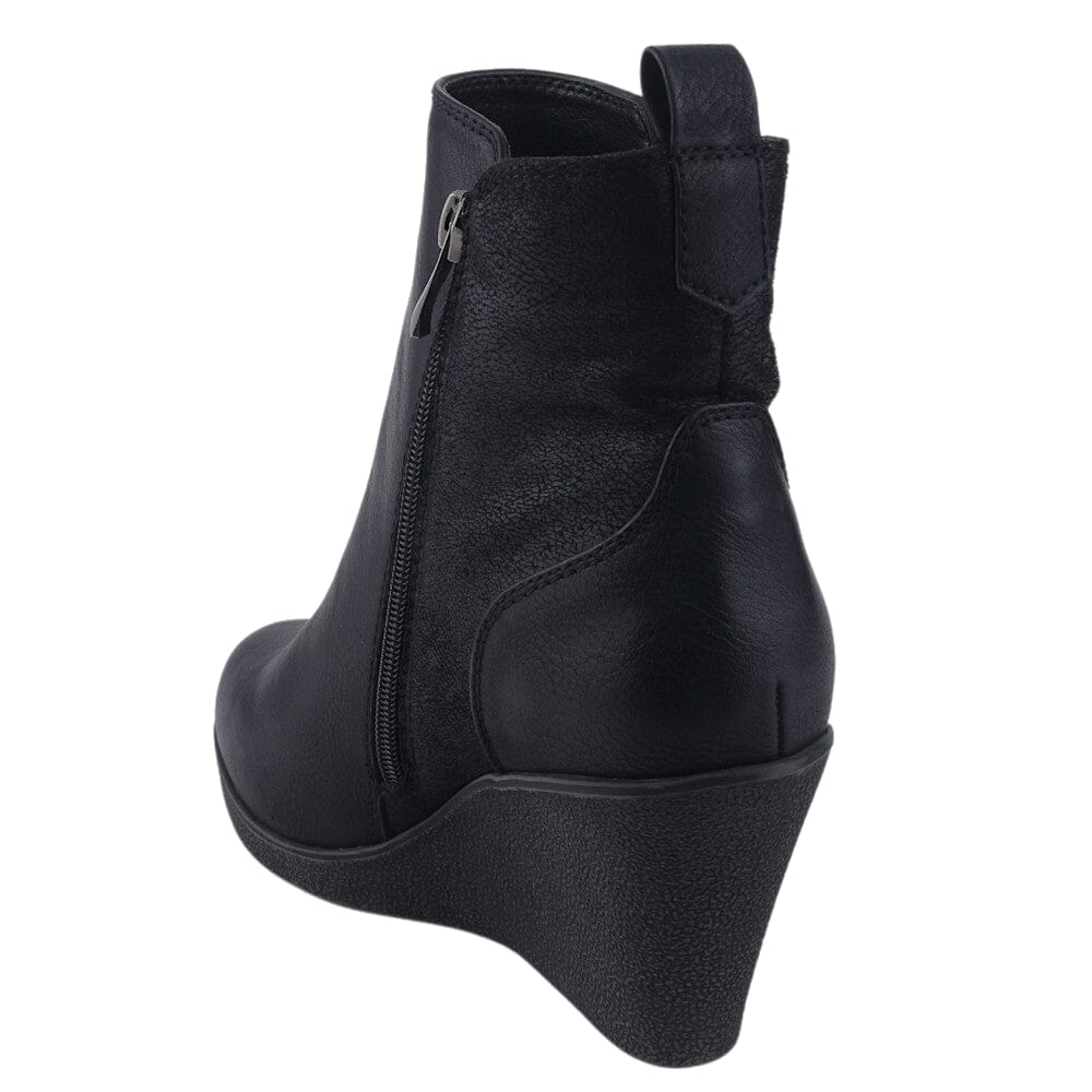 Botin Chalada Mujer Wedge-41 Negro Casual Botines Chalada 