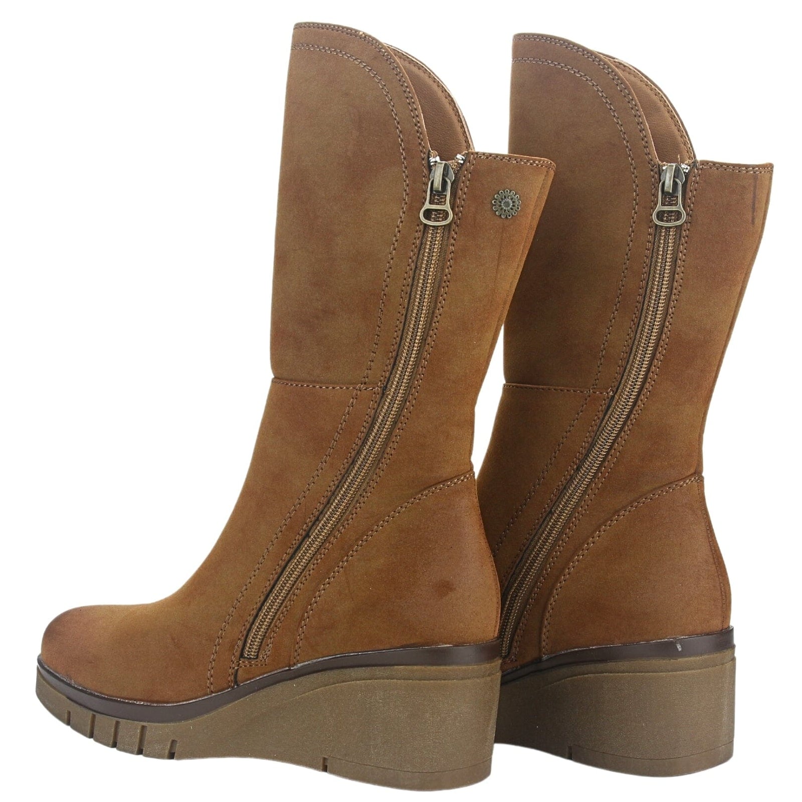 Botin Chalada Mujer Wedgenew-2 Café Casual Botines Taco Chalada 