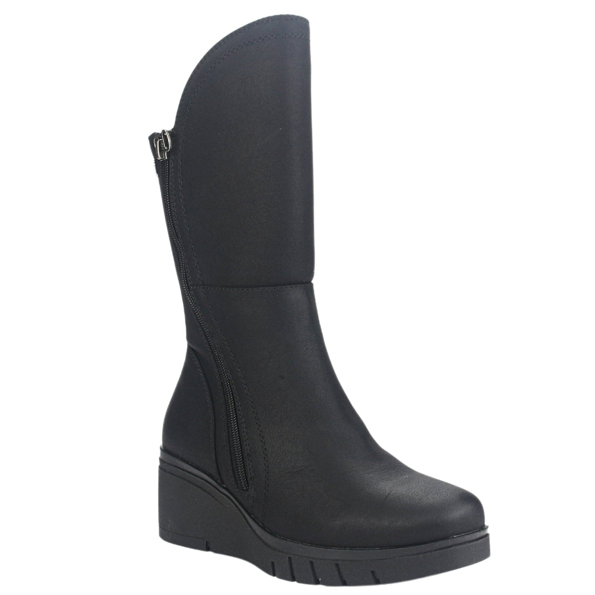 Botin Chalada Mujer Wedgenew-2 Negro Casual Botines Taco Chalada 
