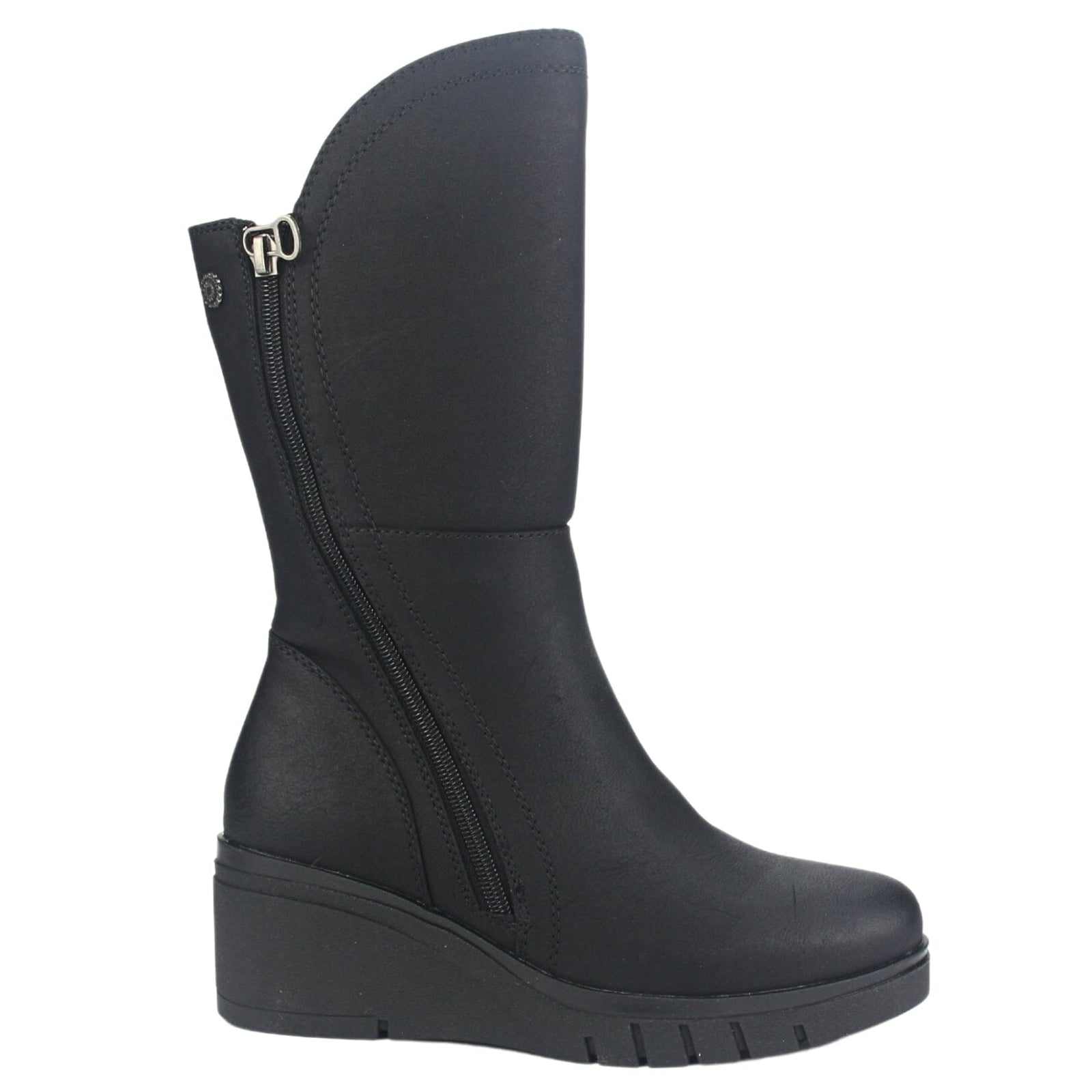 Botin Chalada Mujer Wedgenew-2 Negro Casual Botines Taco Chalada 
