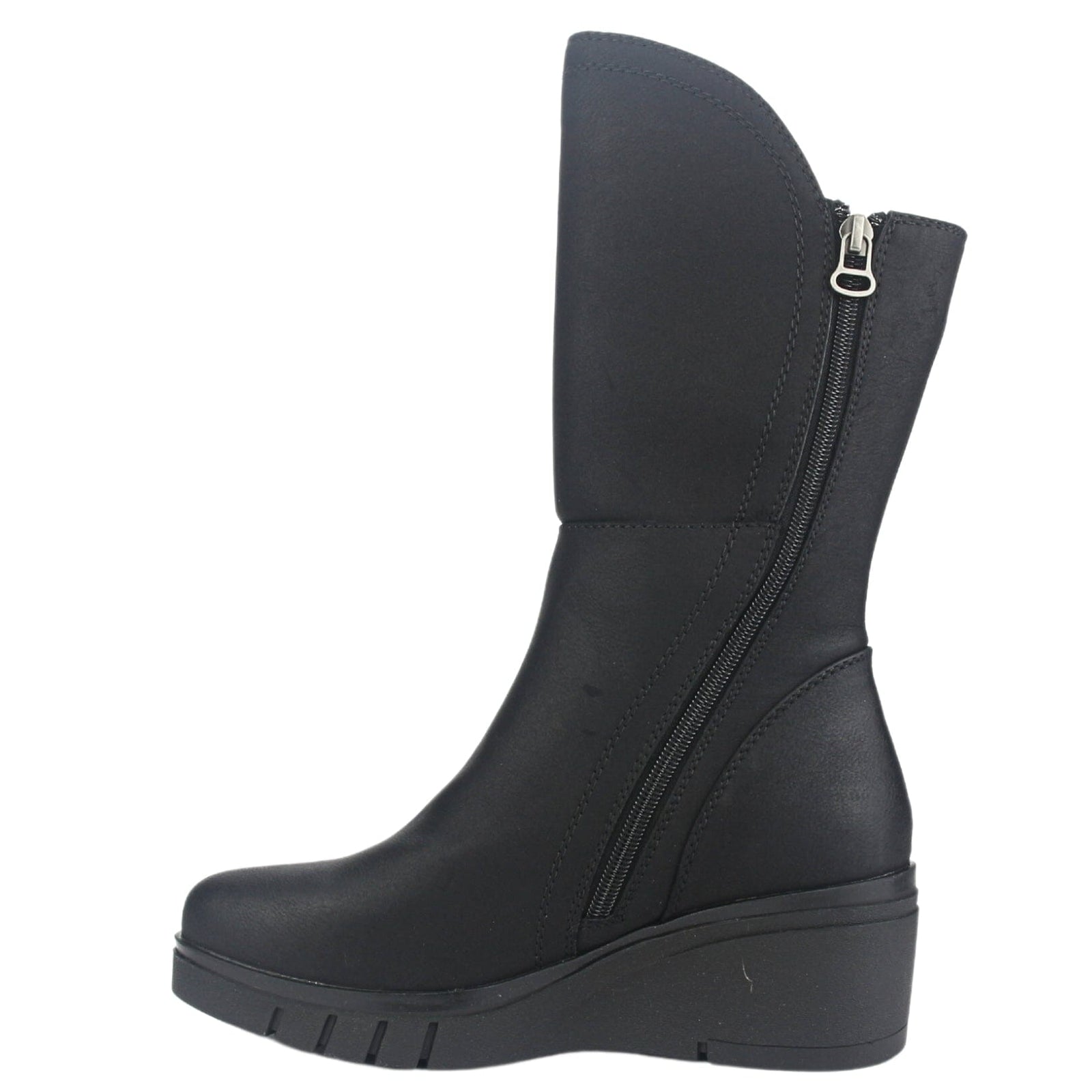 Botin Chalada Mujer Wedgenew-2 Negro Casual Botines Taco Chalada 