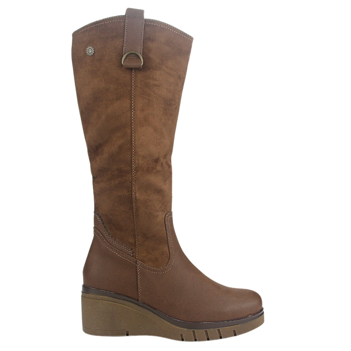 Botin Chalada Mujer Wedgenew-3 Café Casual Botines Taco Chalada 
