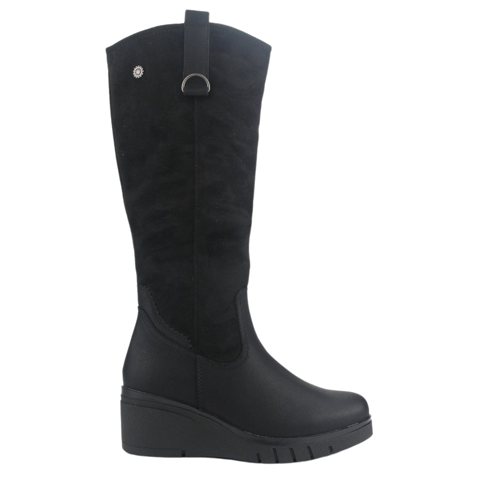 Botin Chalada Mujer Wedgenew-3 Negro Casual Botines Taco Chalada 