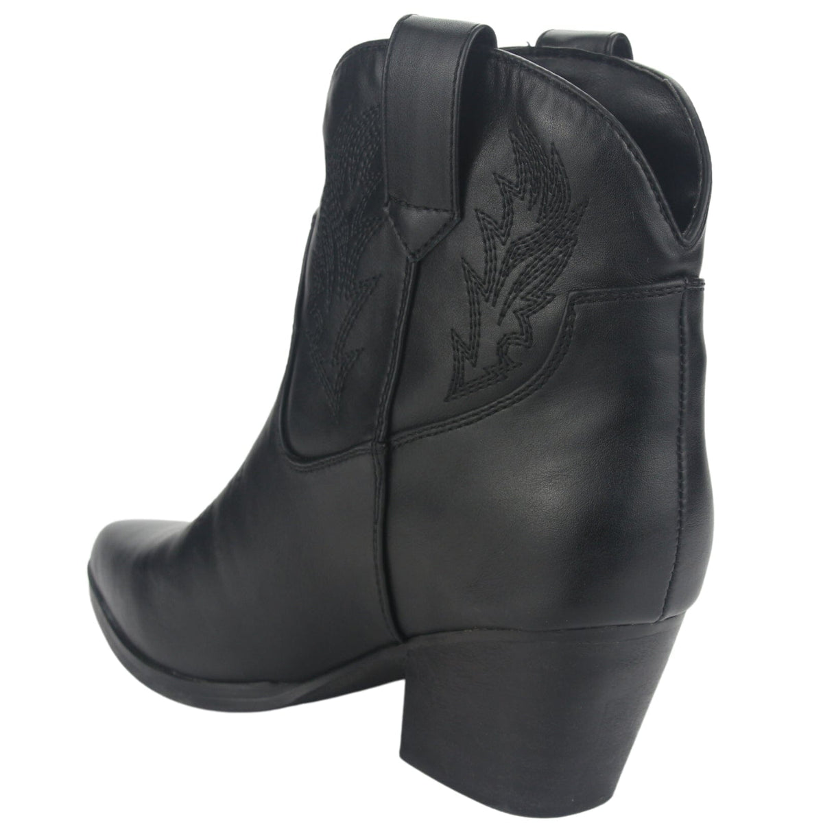 Botin Chalada Mujer Westnew-3 Negro Casual Botines Taco Chalada 