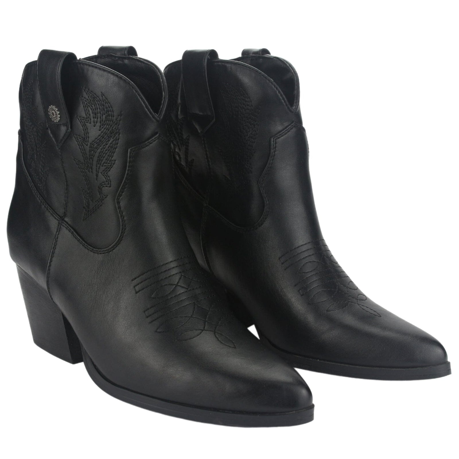 Botin Chalada Mujer Westnew-3 Negro Casual Botines Taco Chalada 