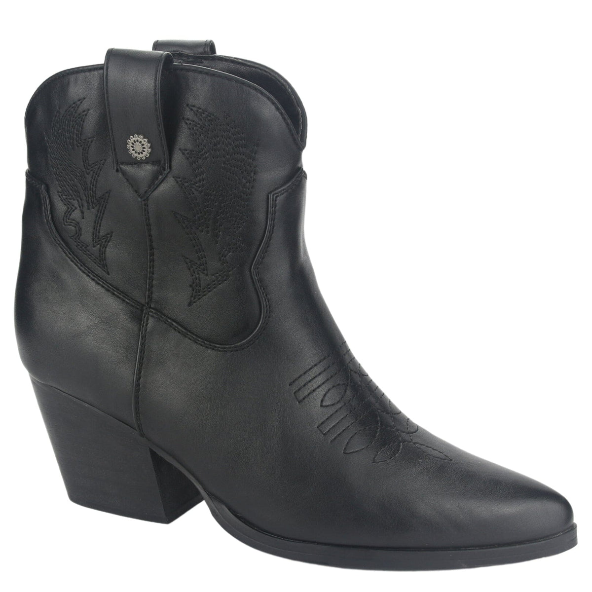 Botin Chalada Mujer Westnew-3 Negro Casual Botines Taco Chalada 