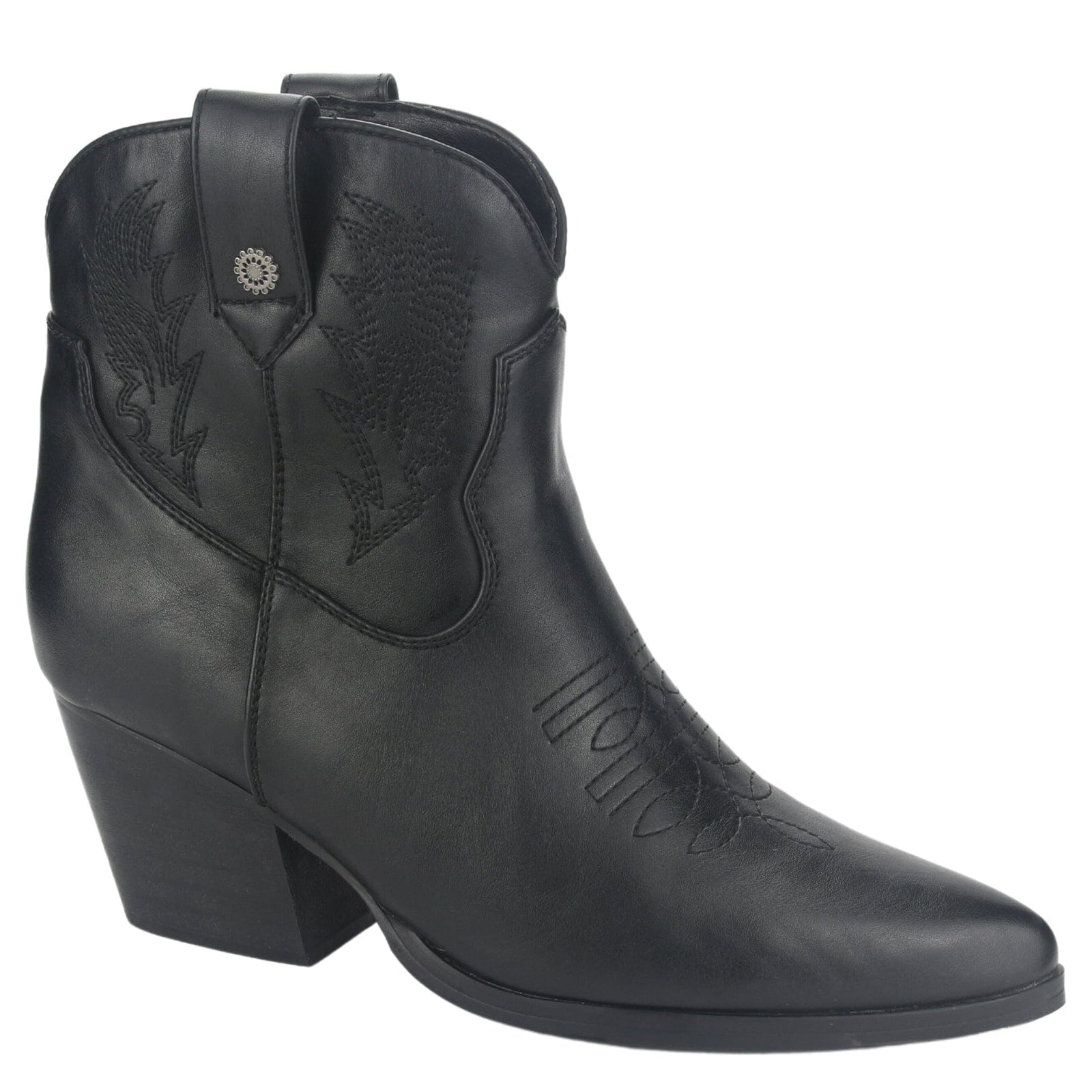 Botin Chalada Mujer Westnew-3 Negro Casual Botines Taco Chalada 