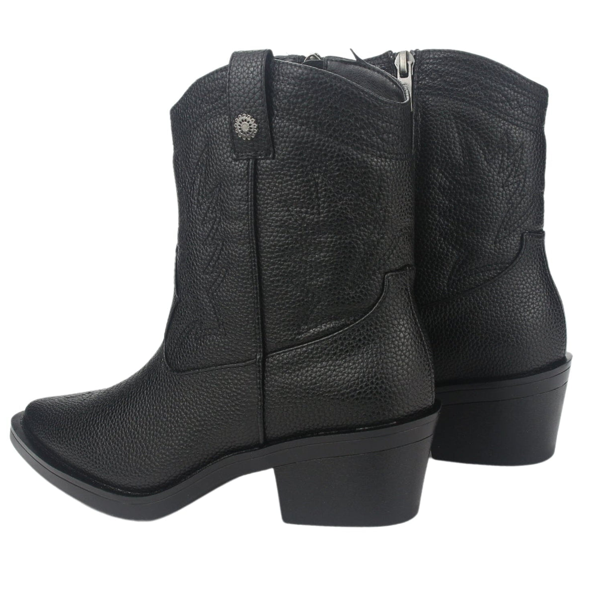 Botin Chalada Mujer Westtop-1 Negro Moda Botines Taco Chalada 