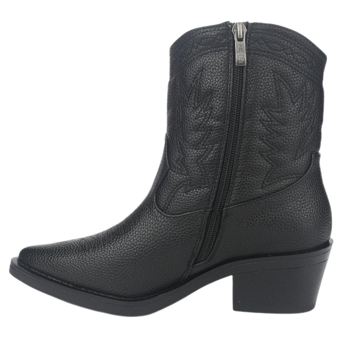 Botin Chalada Mujer Westtop-1 Negro Moda Botines Taco Chalada 