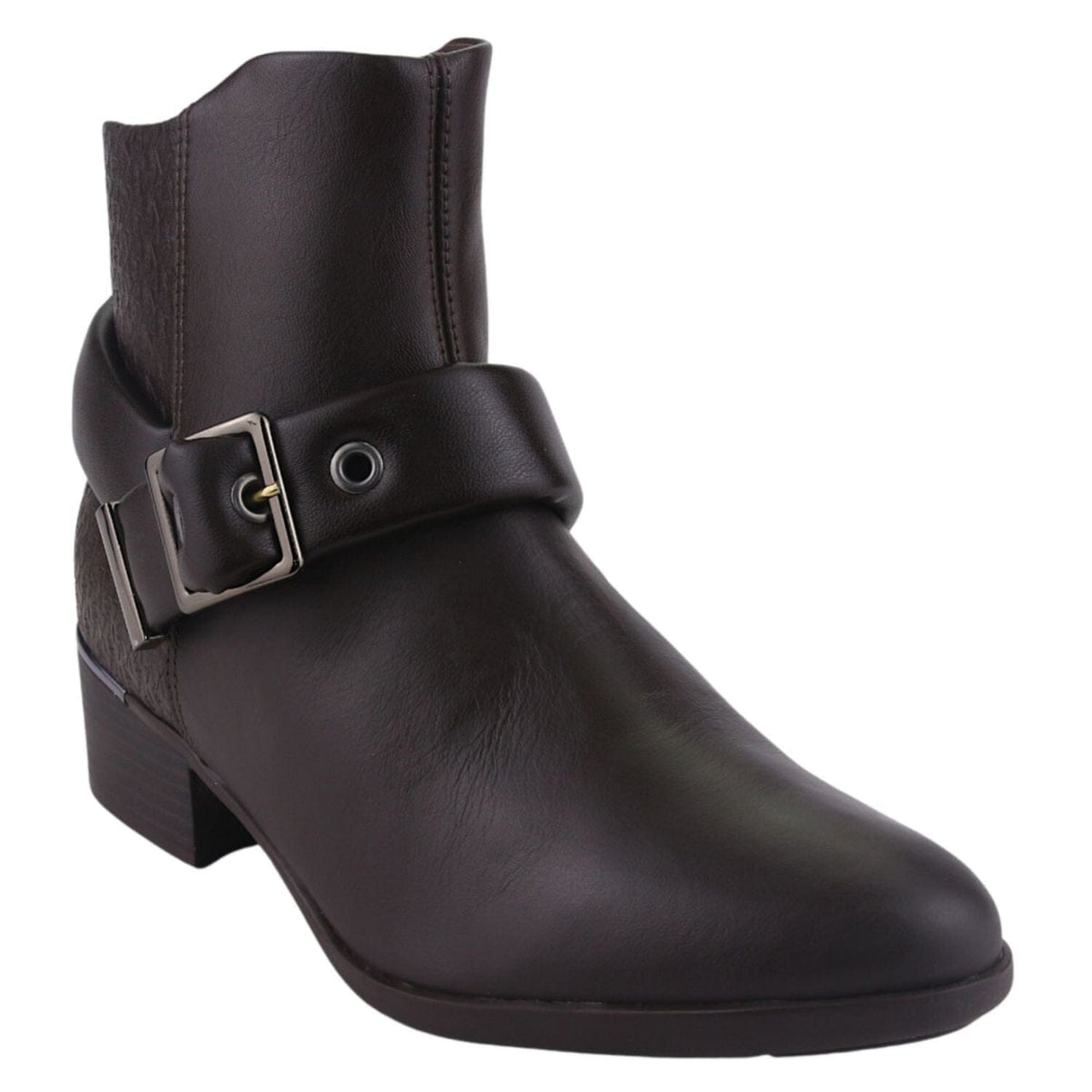 Botin Comfortflex Mujer 2269303 Café Moda Botines Comfortflex 