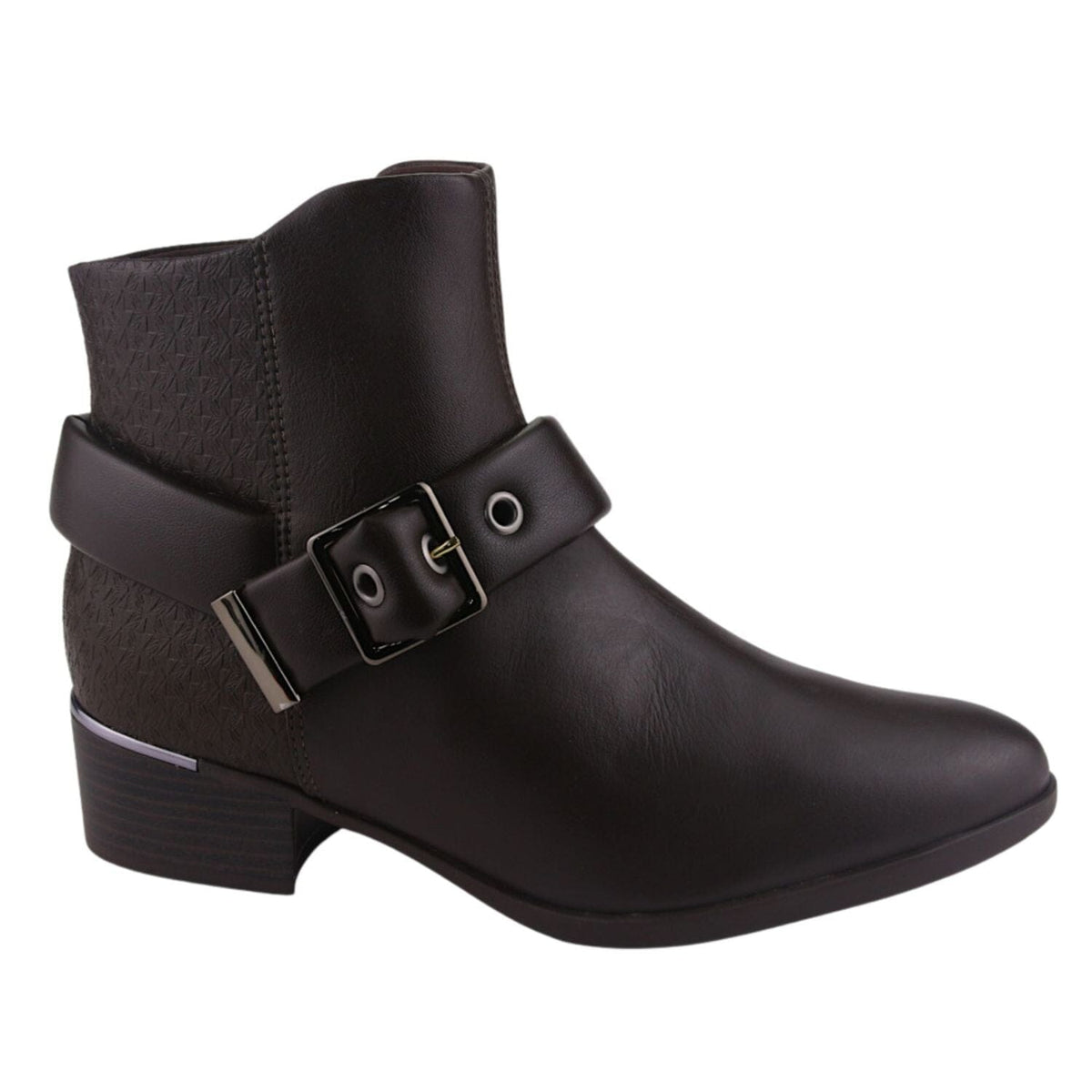 Botin Comfortflex Mujer 2269303 Café Moda Botines Comfortflex 