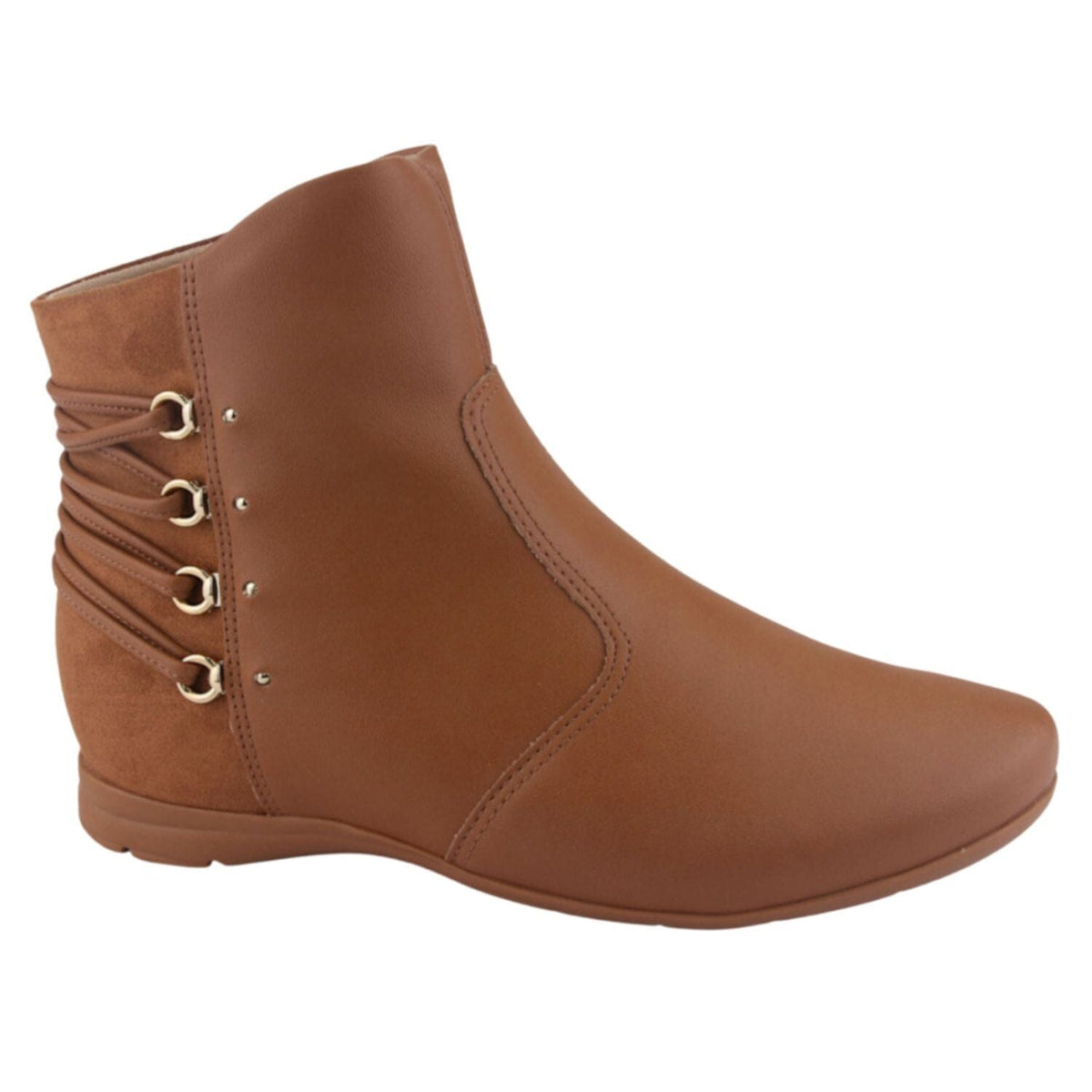 Botin Comfortflex Mujer 2291303 Café Casual Botines Comfortflex 