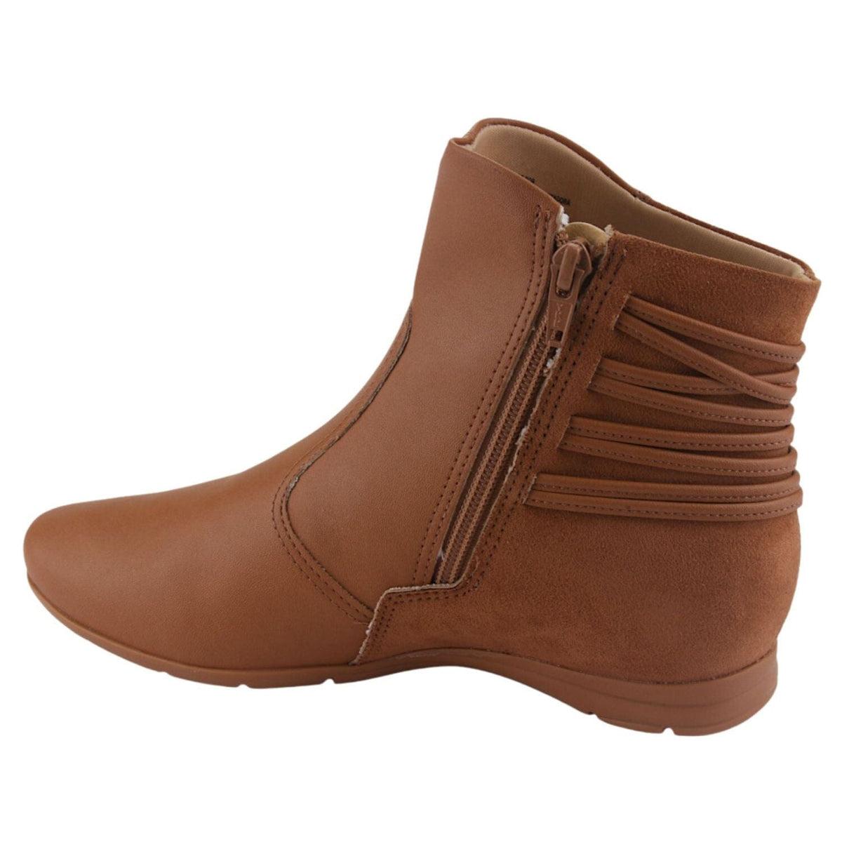 Botin Comfortflex Mujer 2291303 Café Casual Botines Comfortflex 