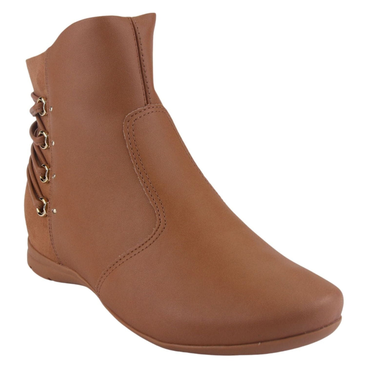 Botin Comfortflex Mujer 2291303 Café Casual Botines Comfortflex 