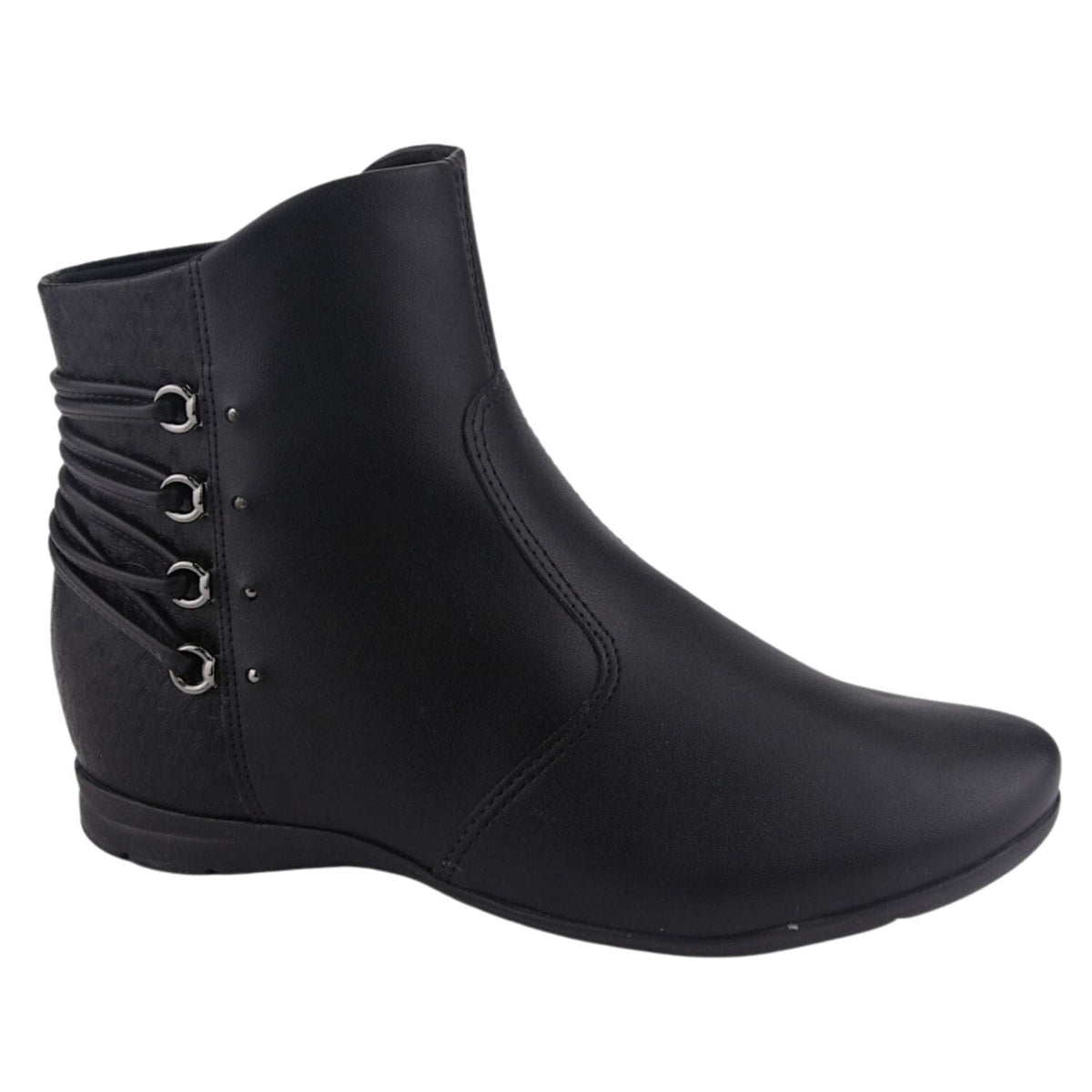 Botin Comfortflex Mujer 2291303 Negro Casual Botines Comfortflex 