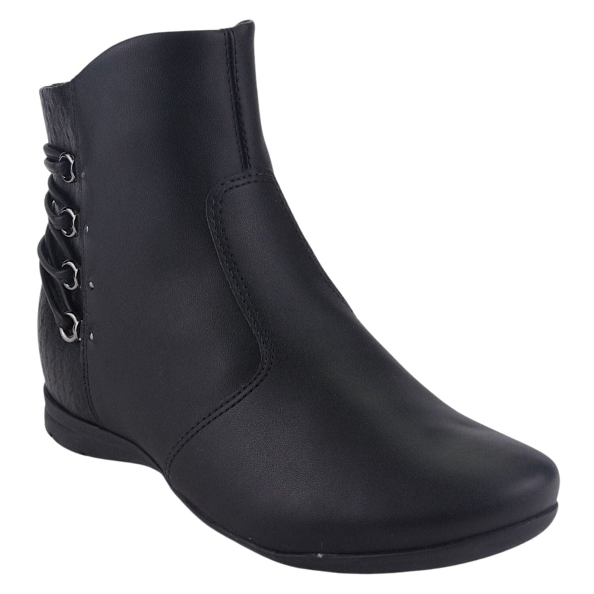 Botin Comfortflex Mujer 2291303 Negro Casual Botines Comfortflex 