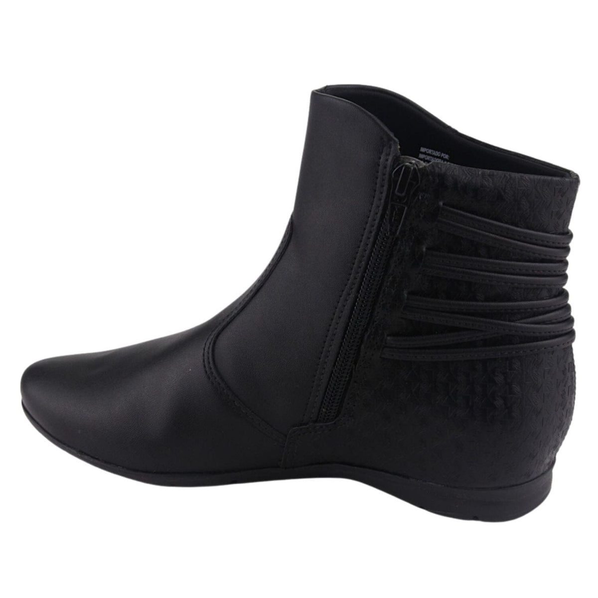 Botin Comfortflex Mujer 2291303 Negro Casual Botines Comfortflex 