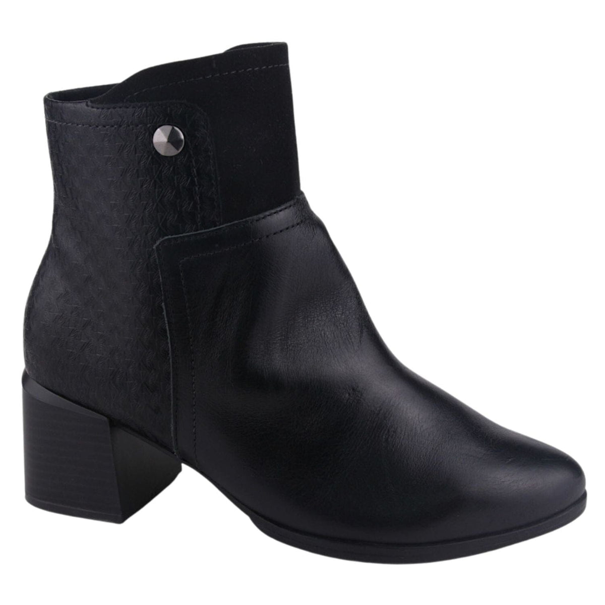 Botin Comfortflex Mujer 2298302 Negro Casual Botines Comfortflex 